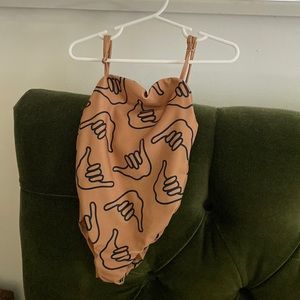 Of one sea one piece Shaka swim suit